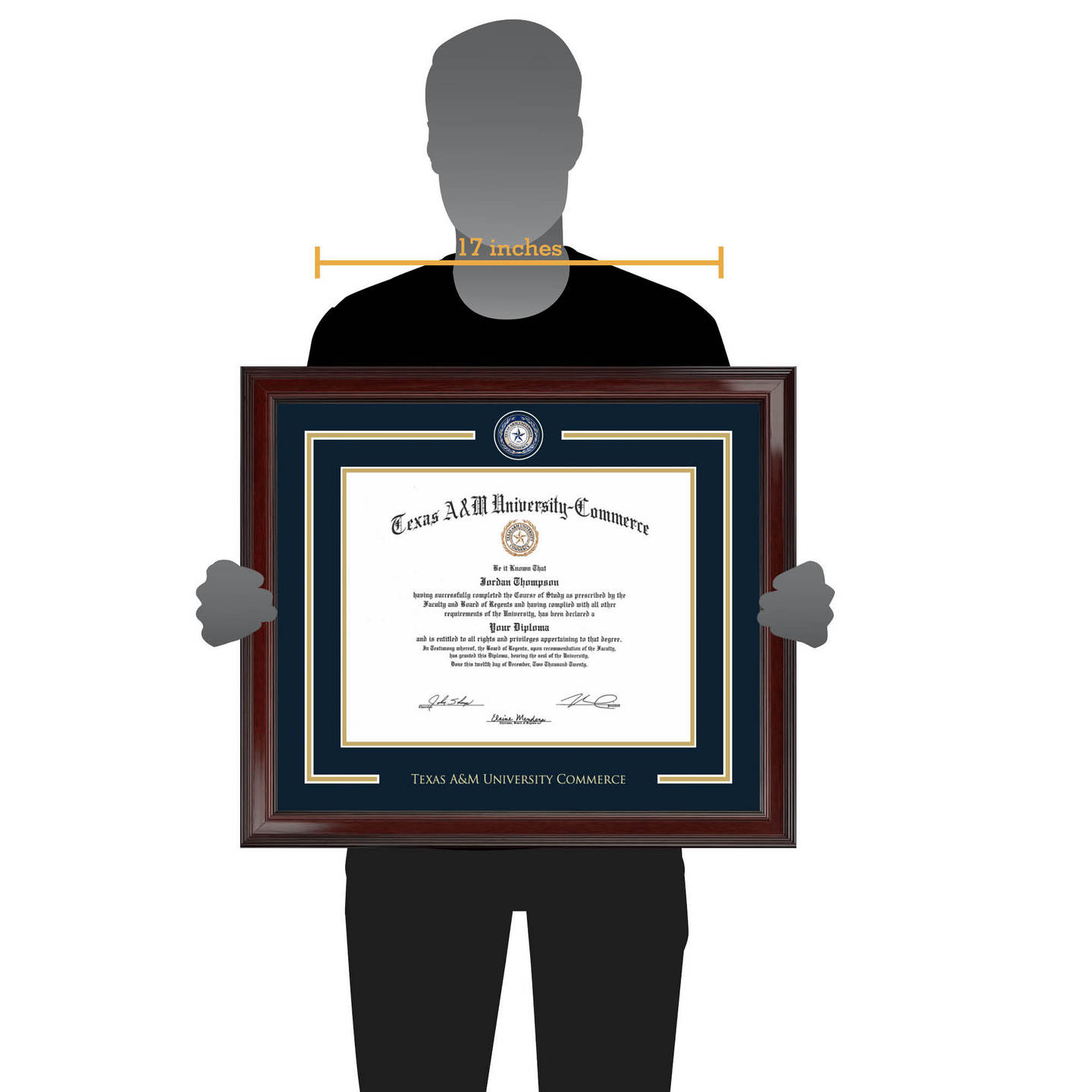 Texas A&M University Commerce Showcase Edition Diploma Frame in