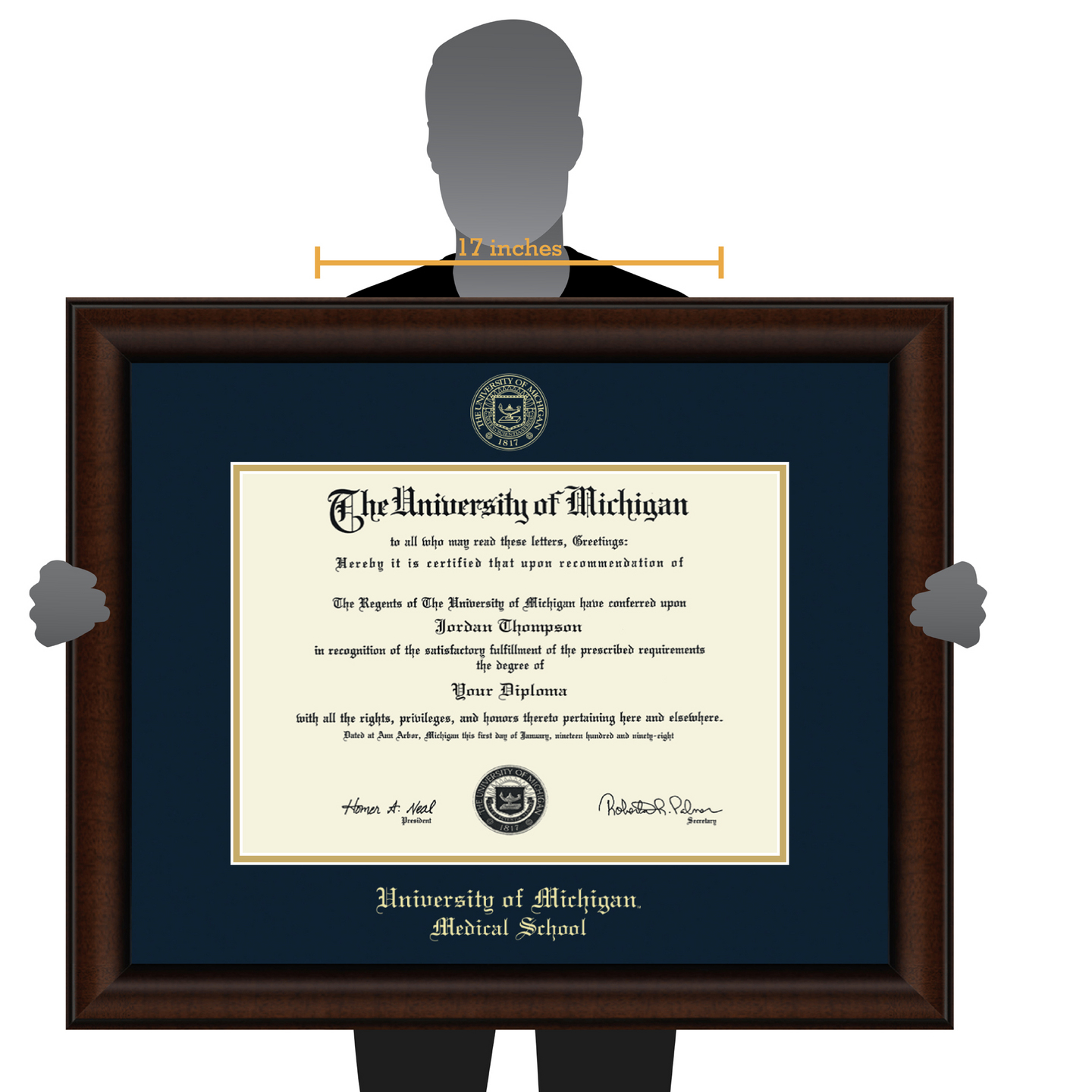 phd degree frame