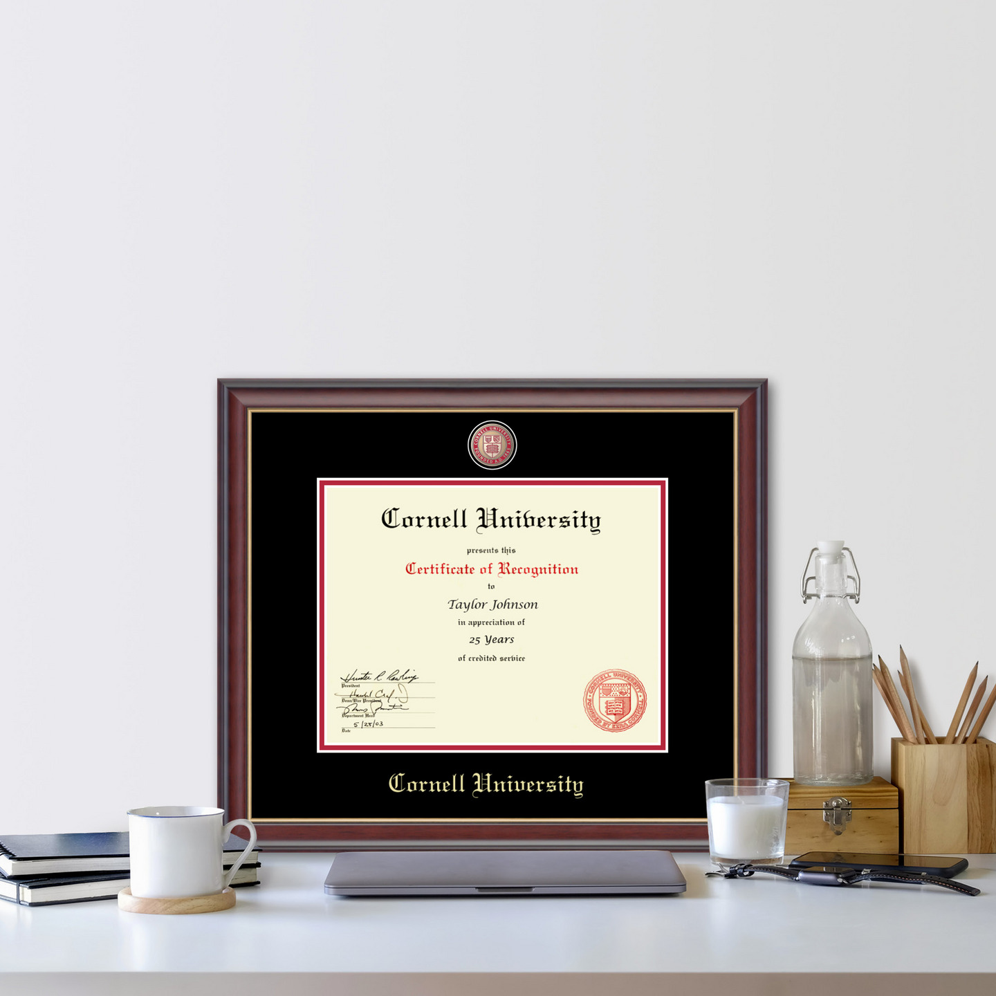 Cornell University Masterpiece Medallion Certificate Frame In Studio ...