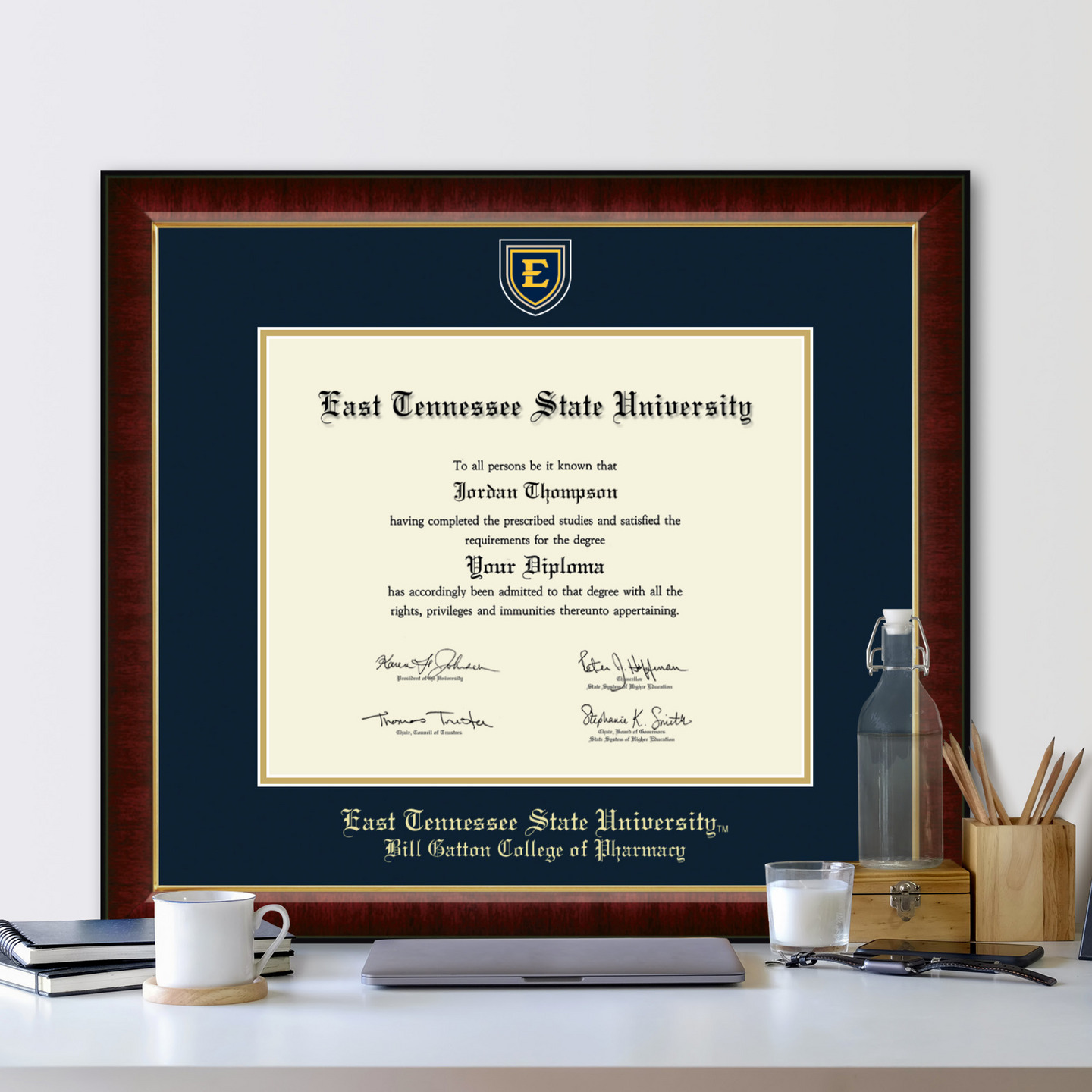 East Tennessee State University Masterpiece Medallion Diploma Frame in