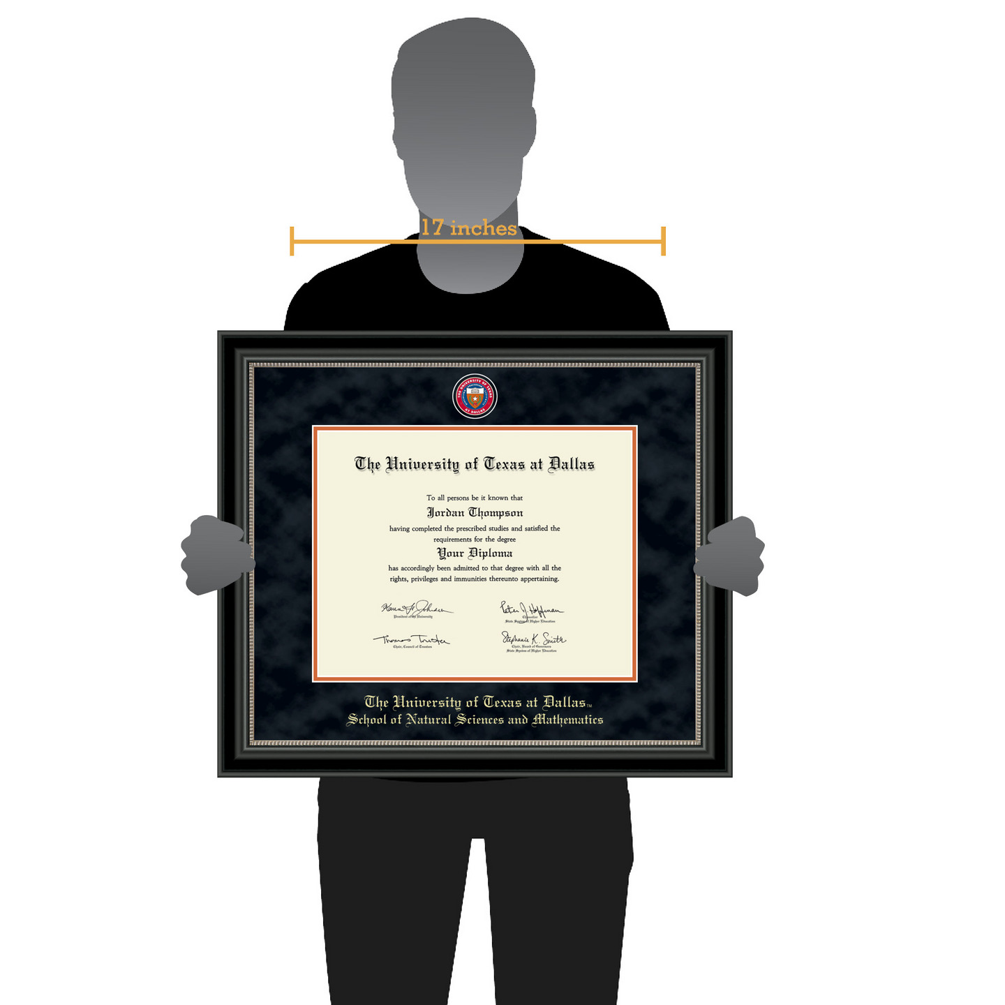 The University of Texas at Dallas Masterpiece Medallion Diploma Frame