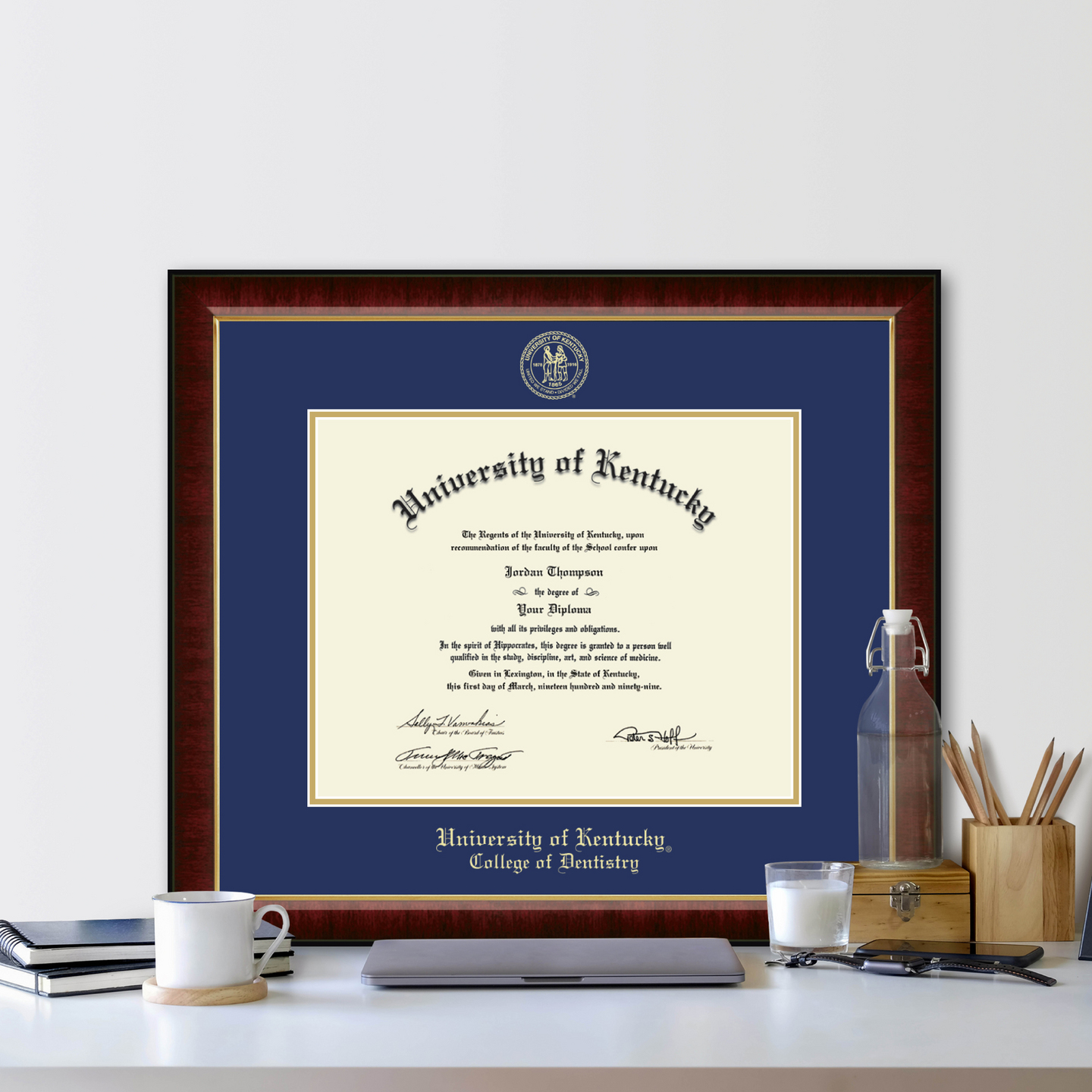 University of Kentucky Gold Embossed Diploma Frame in Murano Item 310416KCD from University