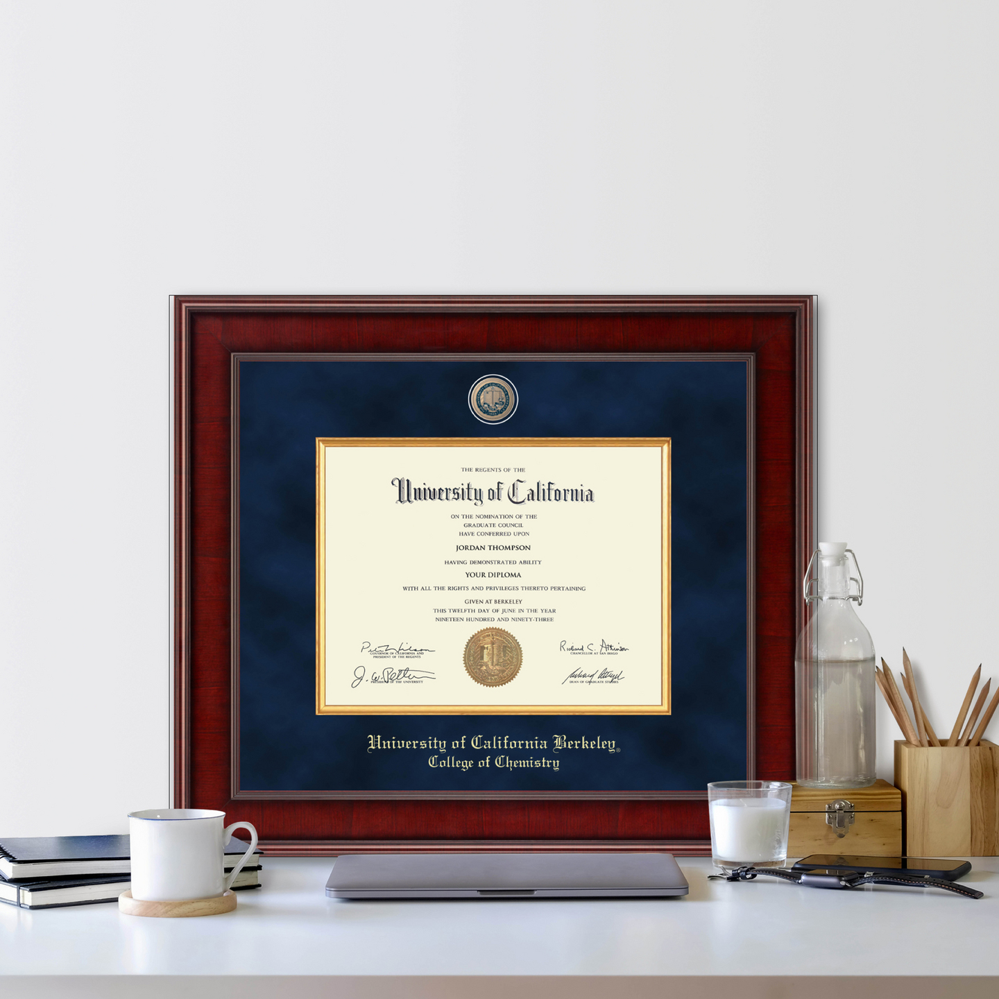 University of California Berkeley Presidential Masterpiece Diploma