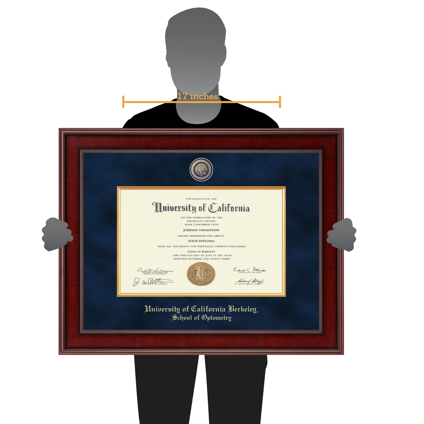 University of California Berkeley Presidential Masterpiece Diploma