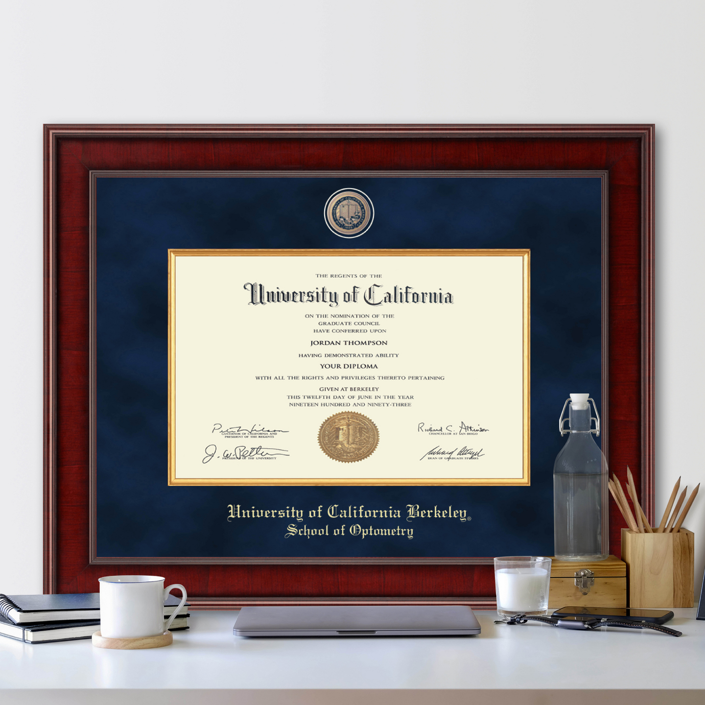 University of California Berkeley Presidential Masterpiece Diploma