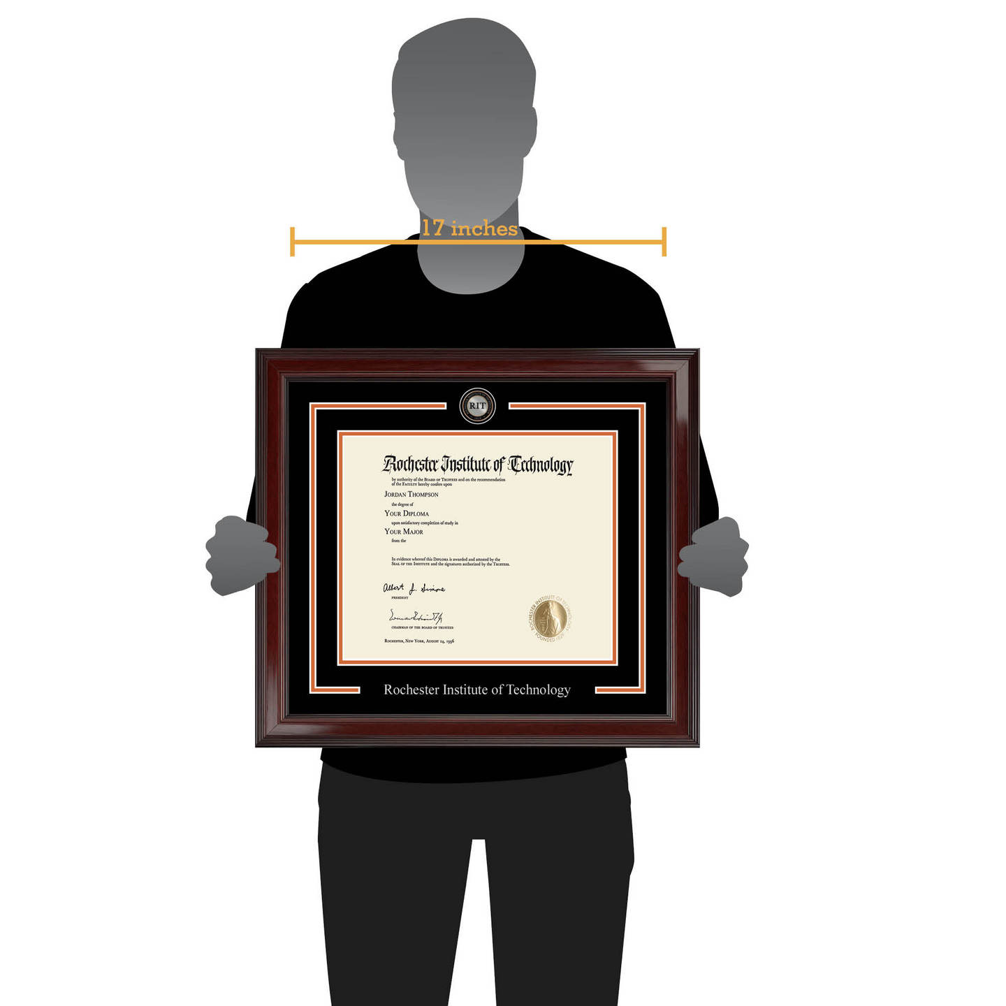 Rochester Institute of Technology Showcase Edition Diploma Frame in