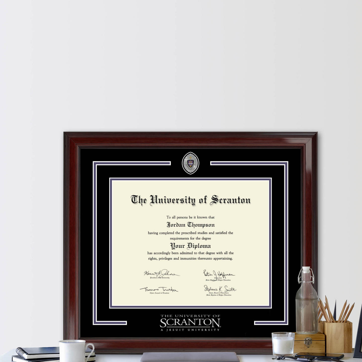 The University of Scranton Showcase Edition Diploma Frame in Encore