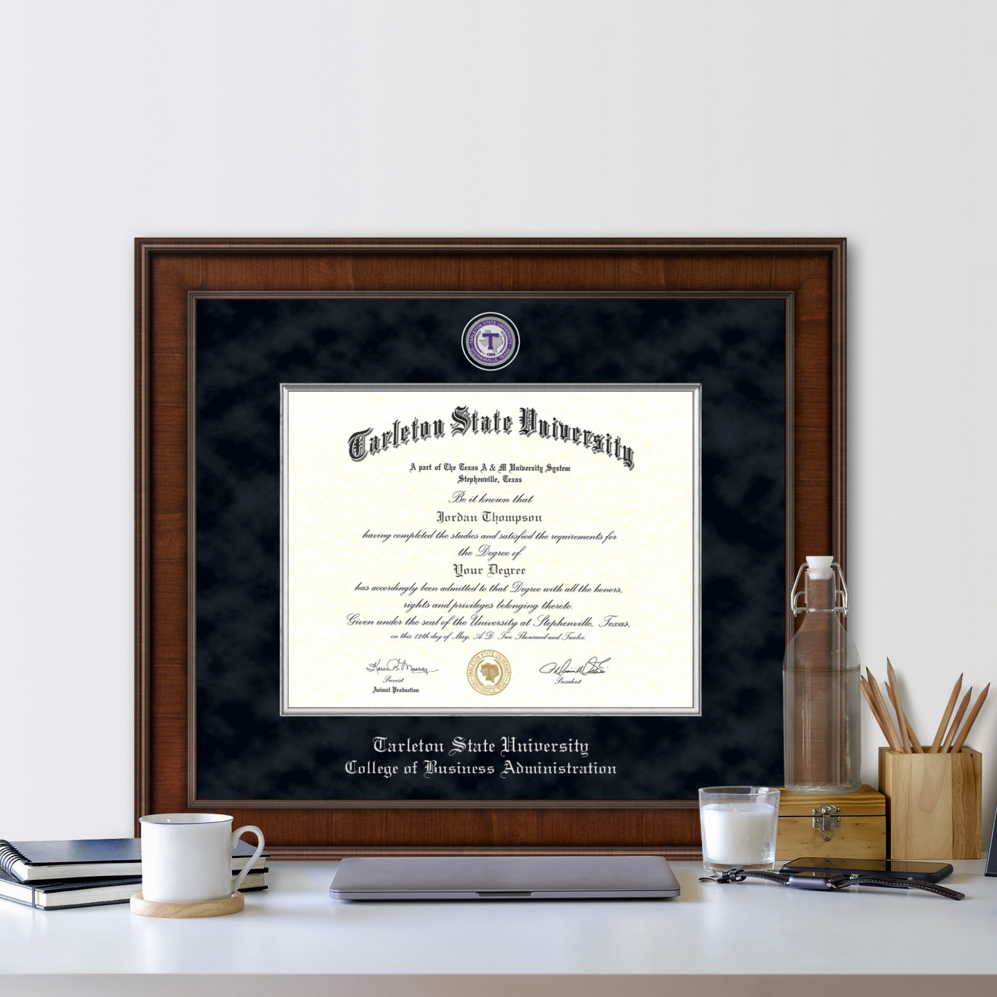 Tarleton State University Presidential Masterpiece Diploma Frame in ...