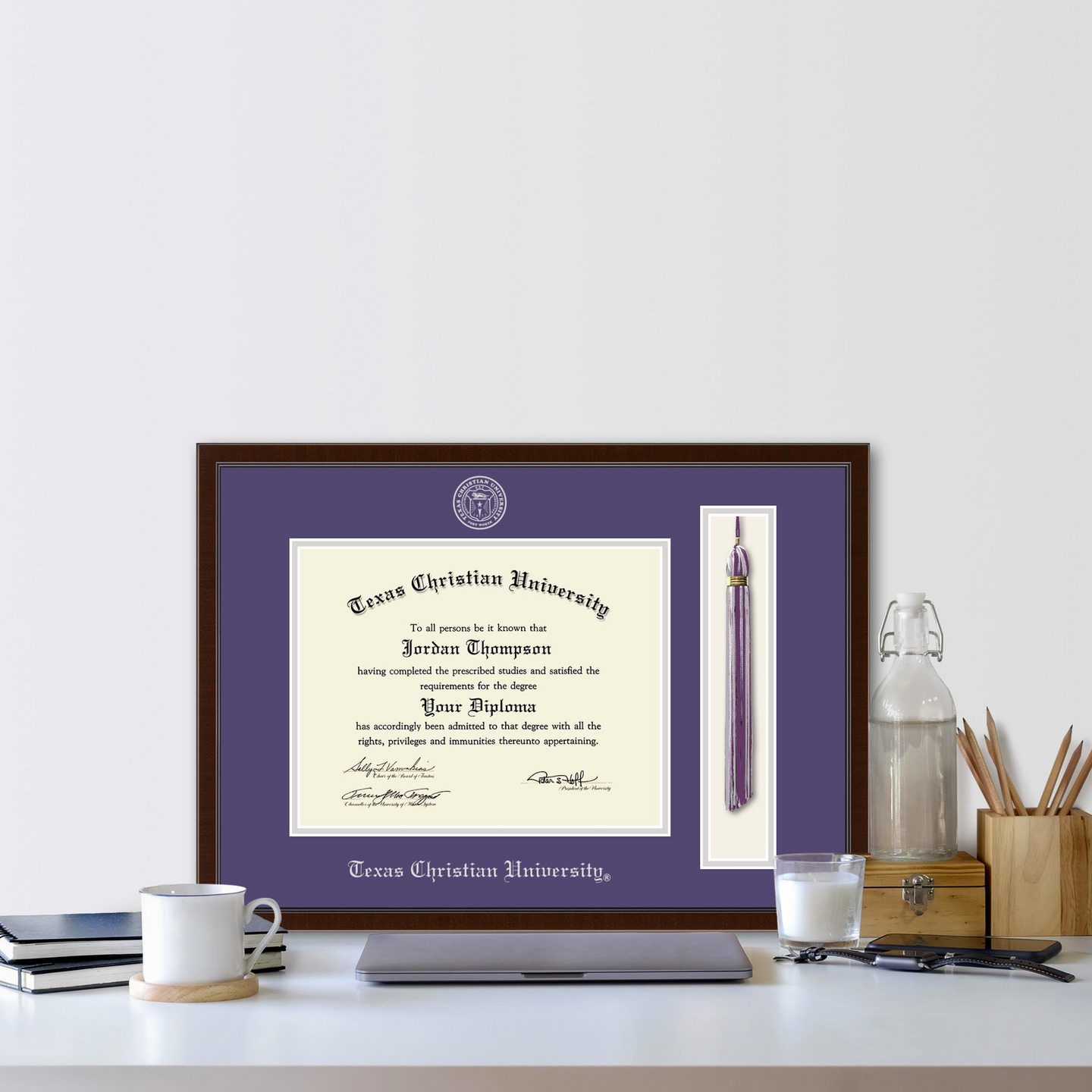 Texas Christian University Tassel Edition Diploma Frame in Delta Item 328478 from Texas
