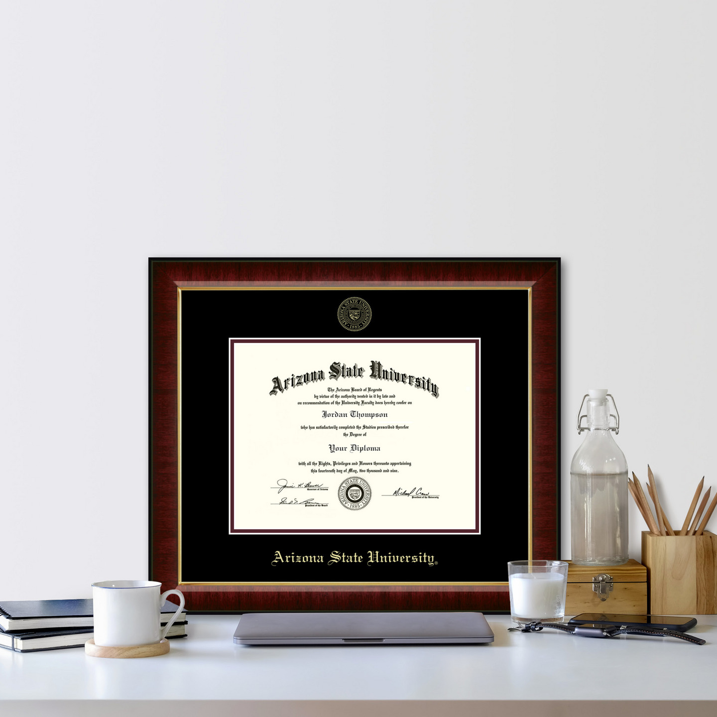 Arizona State University Gold Embossed Diploma Frame in Murano Item 251030