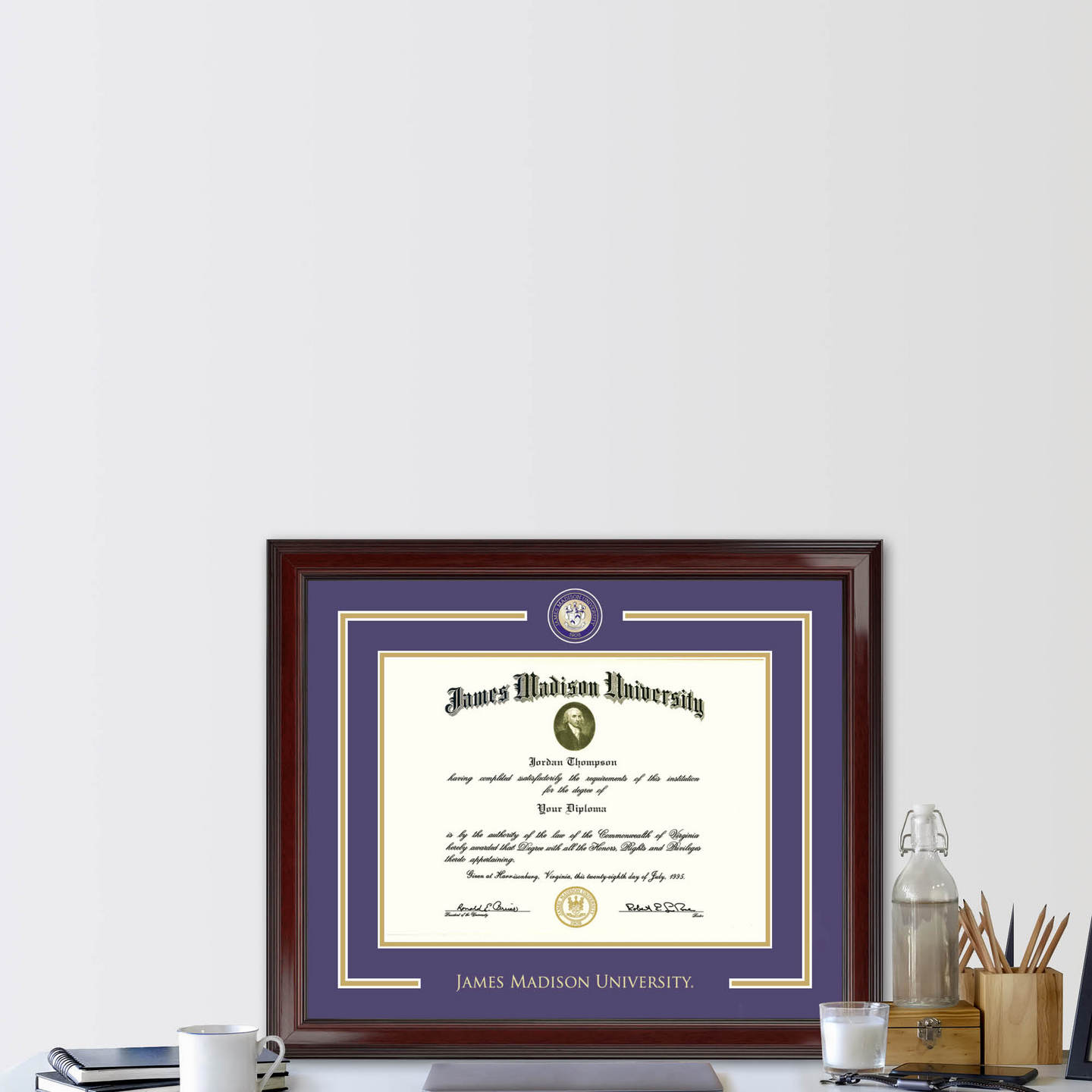 James Madison University Showcase Edition Diploma Frame in Encore ...