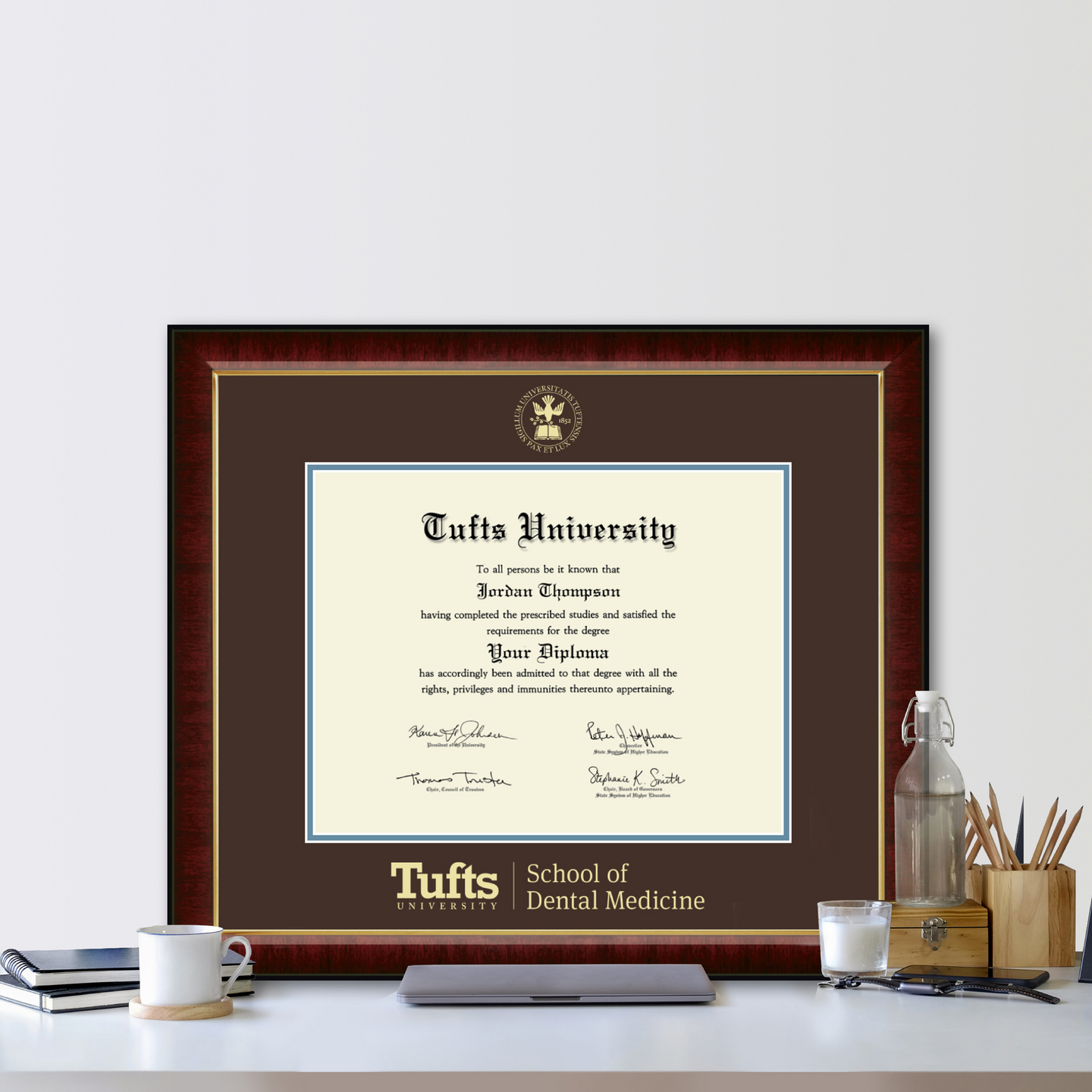 Tufts University Gold Embossed Diploma Frame In Murano - Item #337814 ...