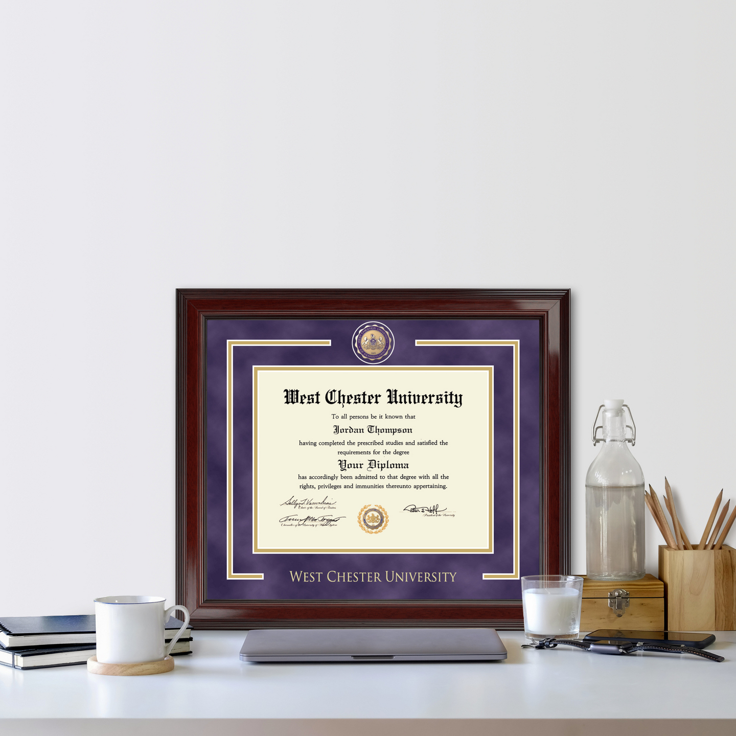 West Chester University Showcase Edition Diploma Frame in Encore - Item ...