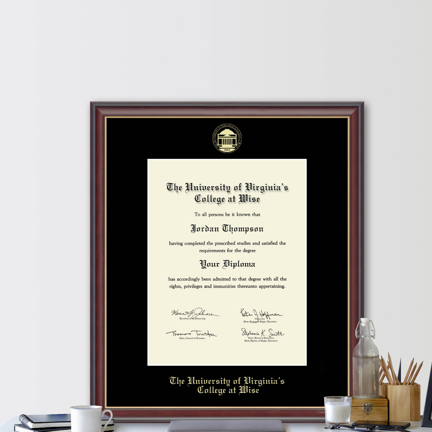 The University of Virginia's College at Wise Gold Embossed Diploma ...