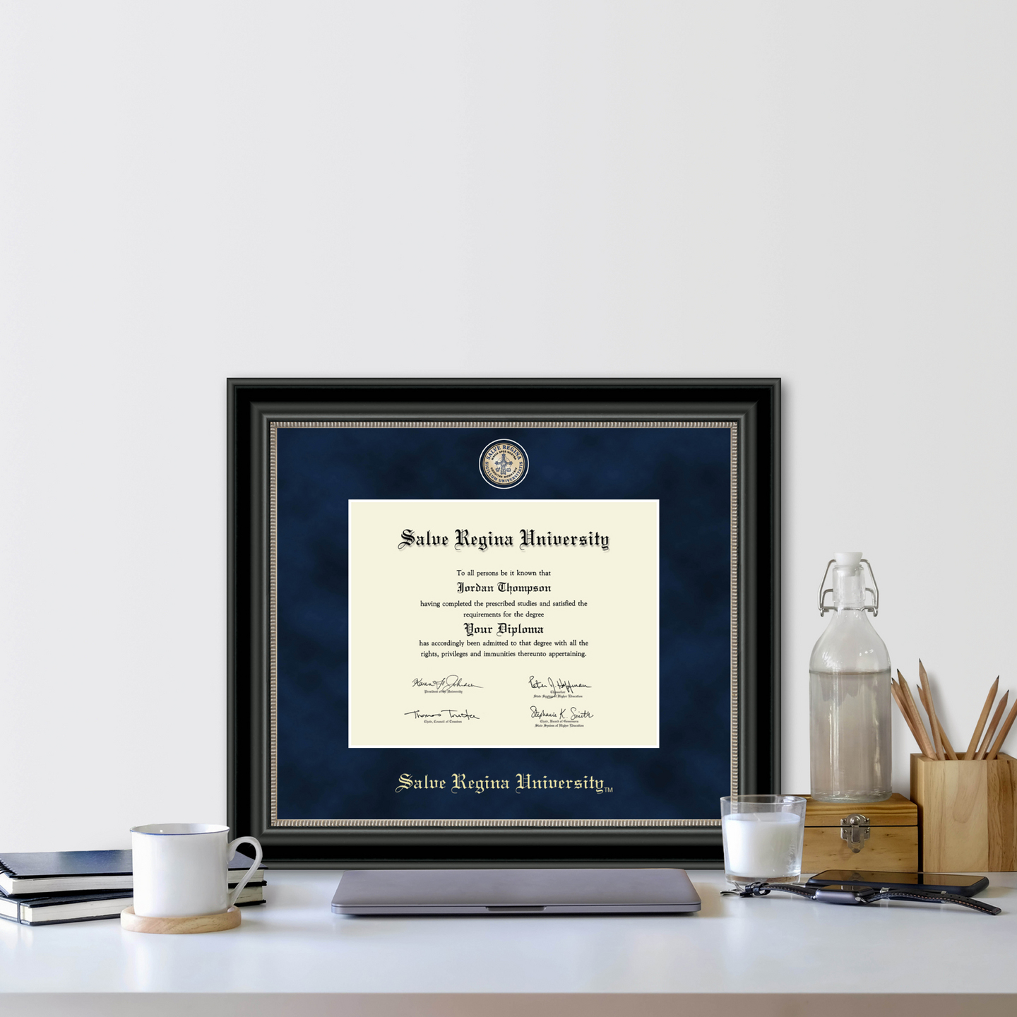 Salve Regina University Regal Edition Diploma Frame in Noir Item