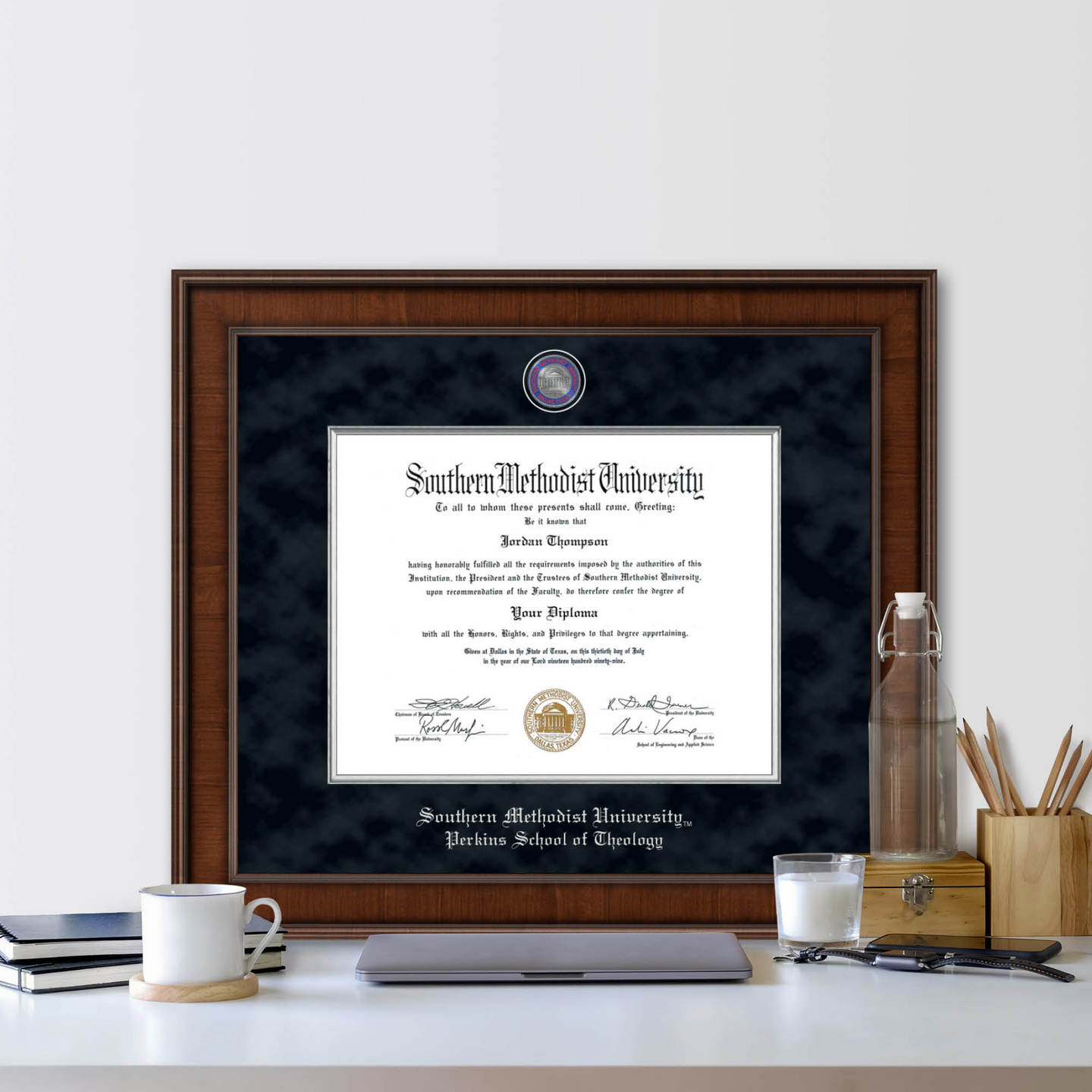 Southern Methodist University Presidential Masterpiece Diploma Frame in ...