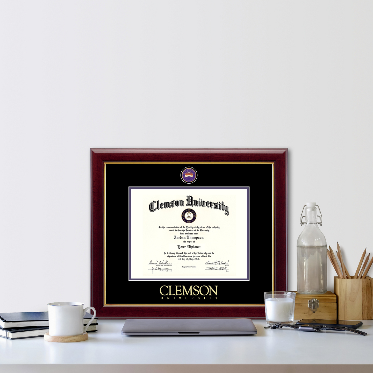 Clemson University Masterpiece Medallion Diploma Frame in Gallery