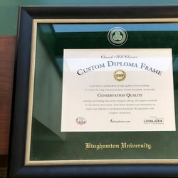 john jay diploma frame