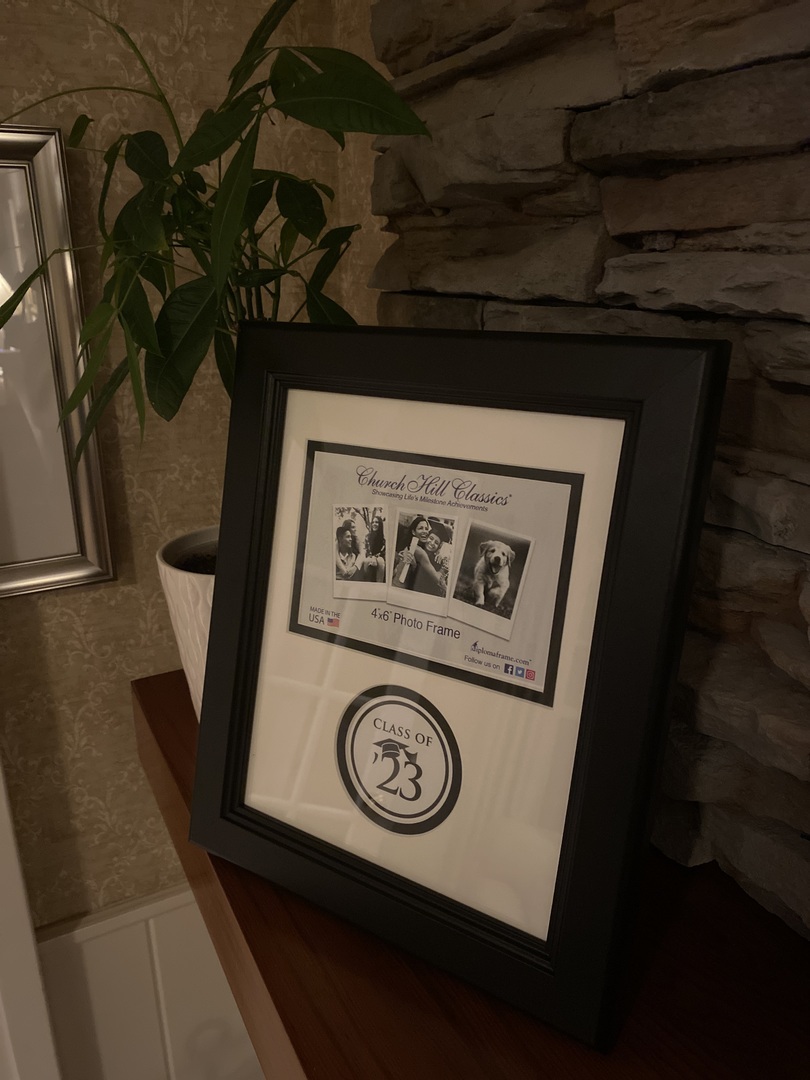 photo frame with class of 2023 personalization