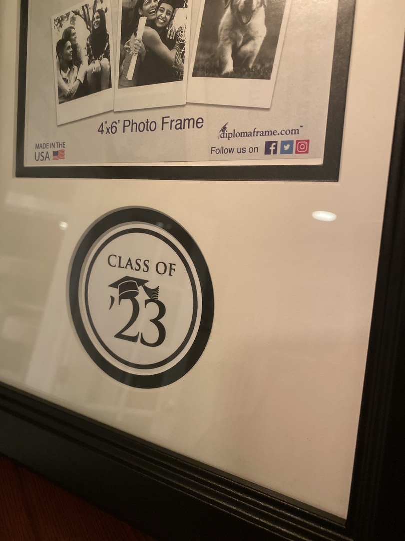 Class of 2023 photo frame