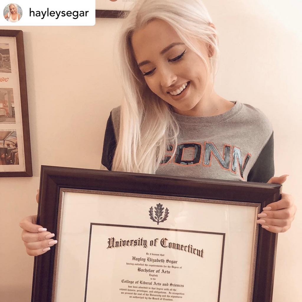 Uconn Diploma Frame