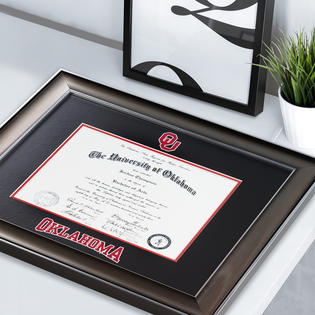 University of Oklahoma Diploma Frame