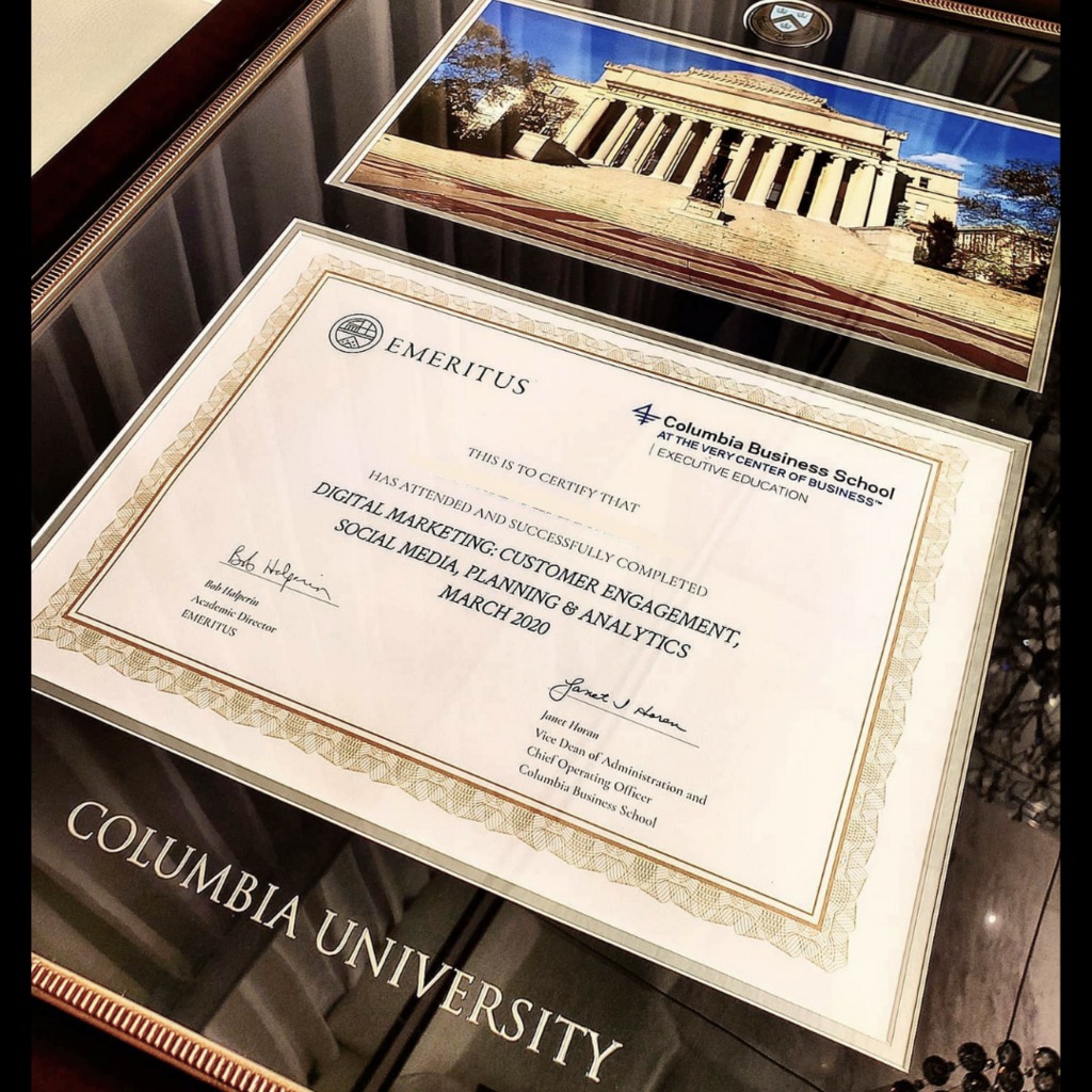 columbia university frame
