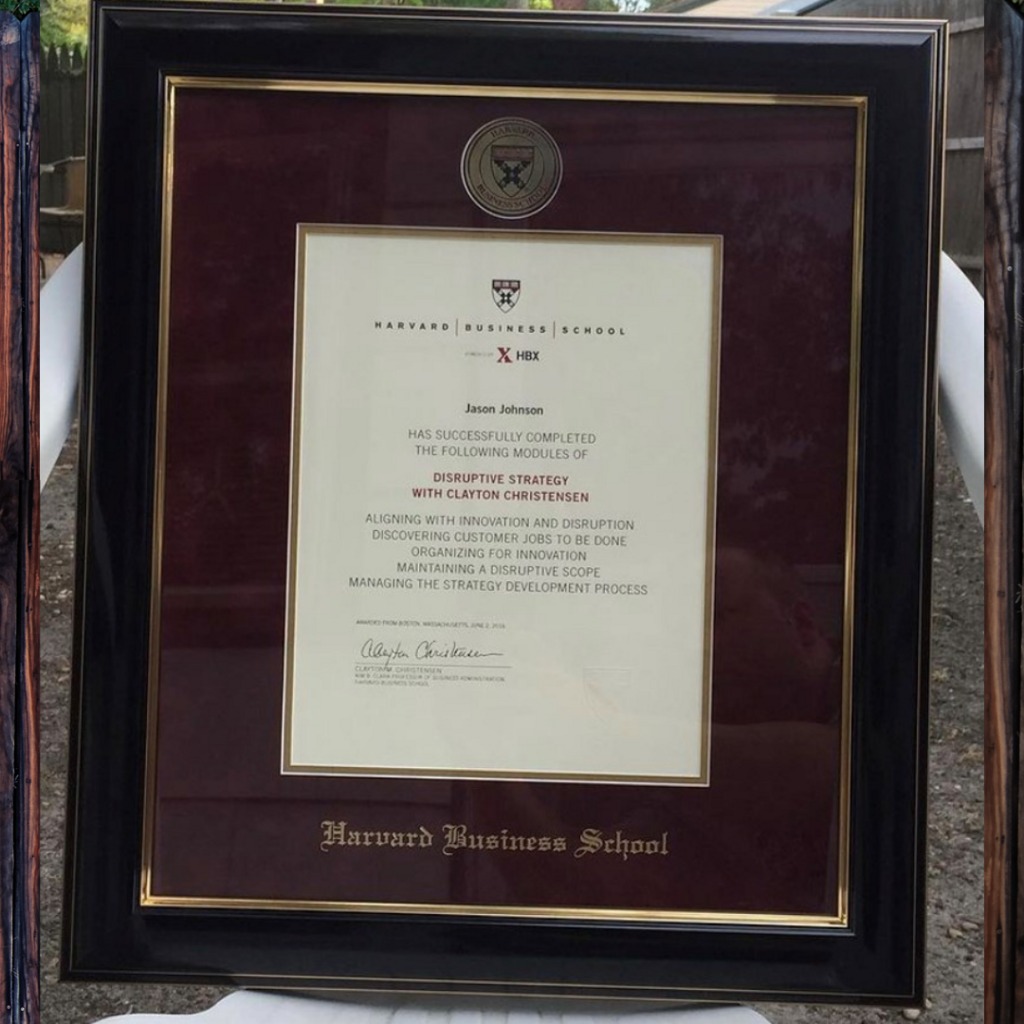 Harvard Business School frame