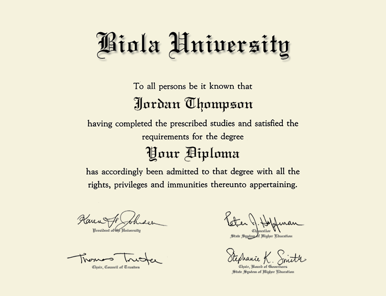 Biola University diploma frame campus picture certificate degree buy frames framing holder case gift graduation plaque document graduate alumni