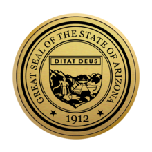 Arizona Petite Mahogany Diploma Frame With Gold Trim & School Seal - Fits 11" X 8.5" Document, Handcrafted USA