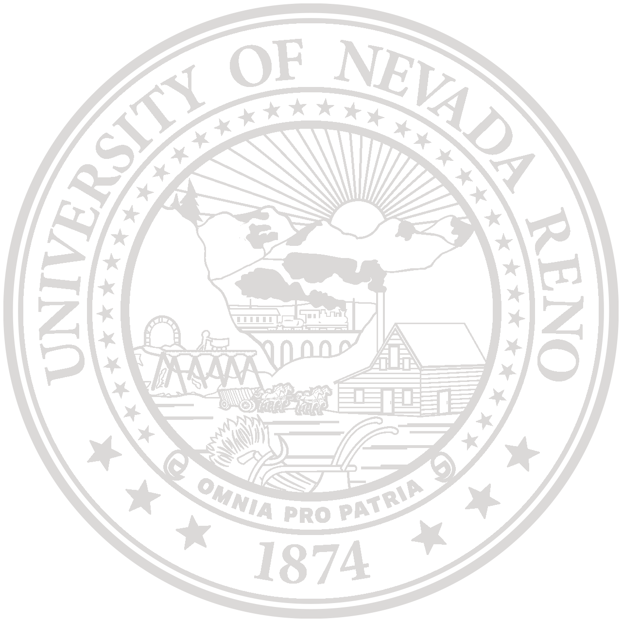 University of Nevada Reno Silver Embossed Diploma Frame in Studio - Item  #386258 from The Nevada Wolf Shop