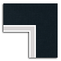 Black Linen / Silver
