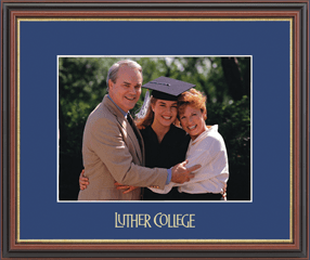 Luther College Gold Embossed Photo Frame in Williamsburg