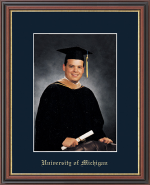University of Michigan Embossed Photo Frame in Williamsburg