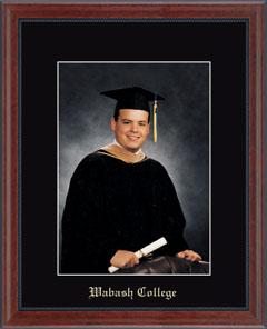 Wabash College Embossed Photo Frame in Signet