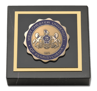 West Chester University Masterpiece Medallion Paperweight