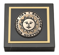 Bowdoin College Masterpiece Medallion Paperweight