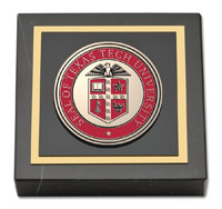 Texas Tech University paperweight - Masterpiece Medallion Paperweight