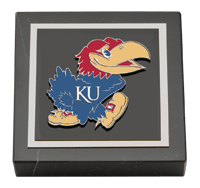 The University of Kansas Jayhawk Spirit Medallion Paperweight