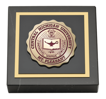 Central Michigan University Masterpiece Medallion Paperweight