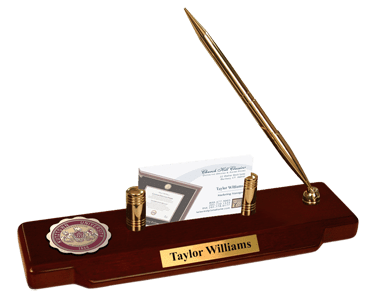 Kutztown University Masterpiece Medallion Desk Pen Set