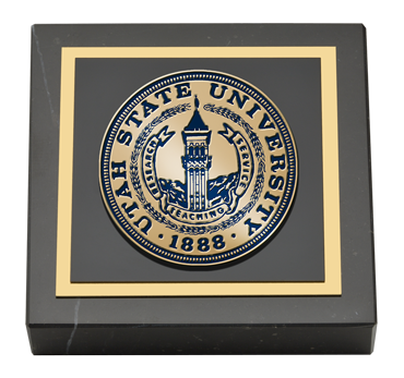 Utah State University Masterpiece Medallion Paperweight