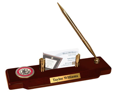 Muhlenberg College Masterpiece Medallion Desk Pen Set