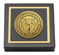 Bryn Mawr College Gold Engraved Medallion Paperweight