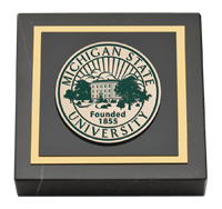 Michigan State University Masterpiece Medallion Paperweight