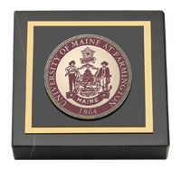 University of Maine Farmington Masterpiece Medallion Paperweight