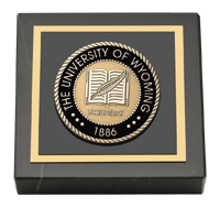 University of Wyoming Masterpiece Medallion Paperweight