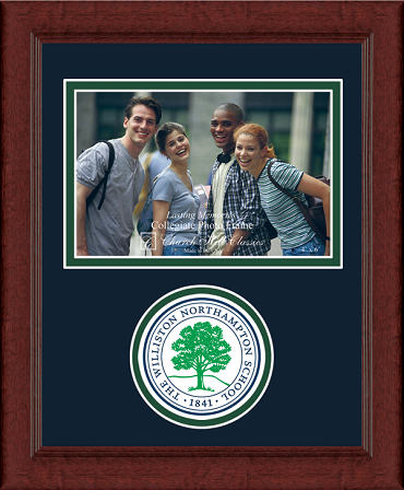 The Williston Northampton School photo frame - Lasting Memories Circle Logo Photo Frame in Sierra