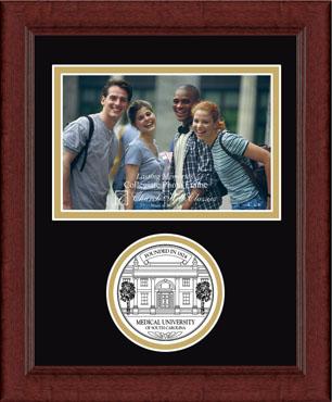 Medical University of South Carolina photo frame - Lasting Memories Circle Logo Photo Frame in Sierra