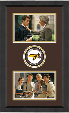 Baldwin-Wallace College Lasting Memories Double Circle Logo Photo Frame in Arena